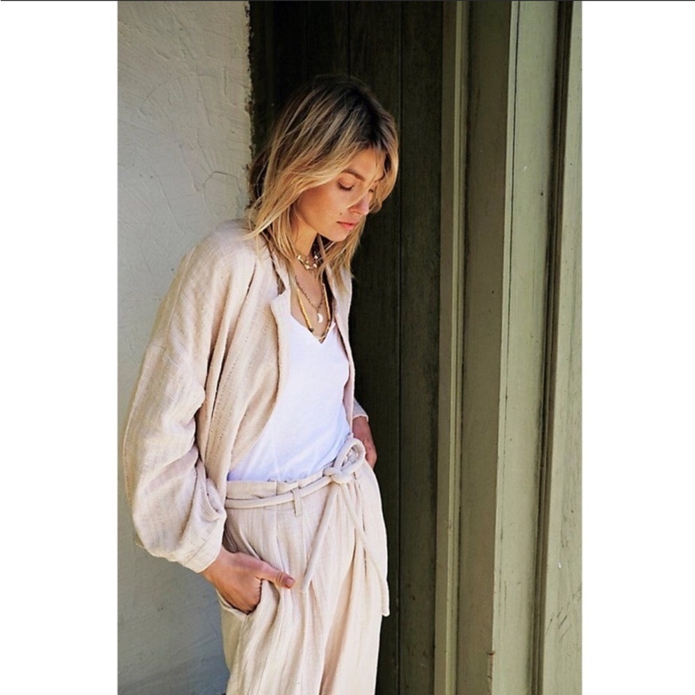 Free People Suits You Tea jacket small - Picture 2 of 9